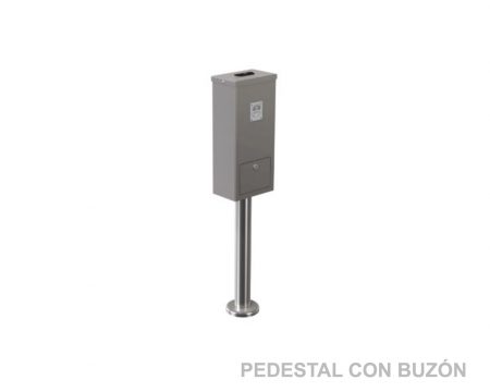 Pedestal con buzón